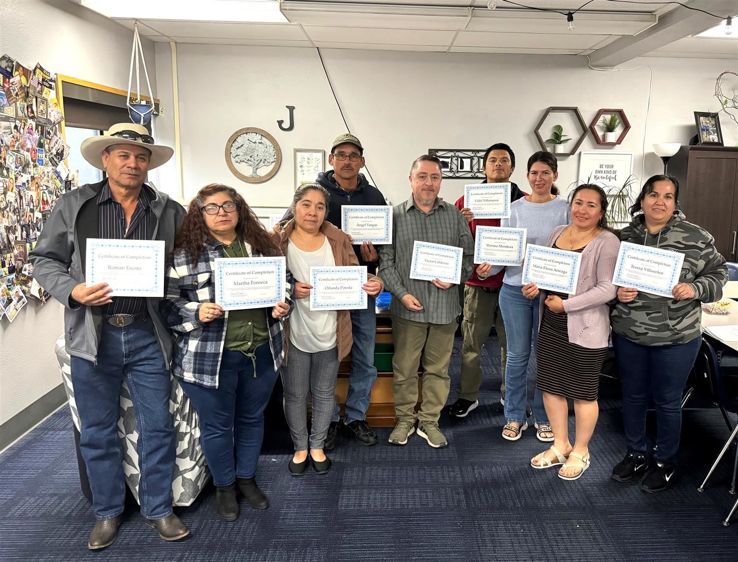  Parent graduates of the Family Leadership Institute